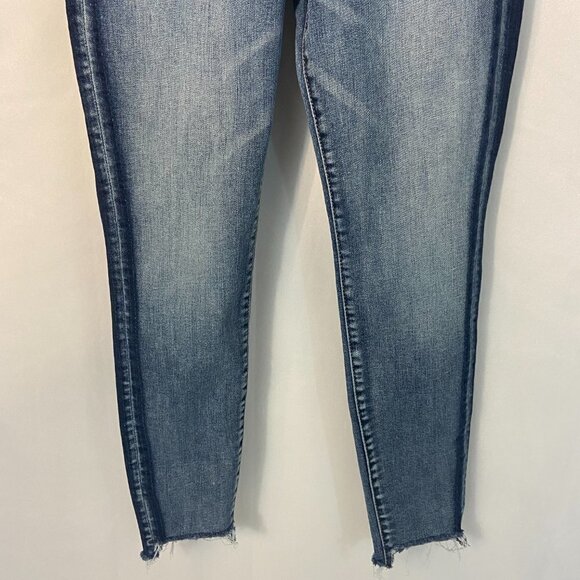 Silver Jeans Aiko Ankle Skinny Women's Size 27 (27 x 27) Mid Rise Rough Hem - Picture 3 of 12